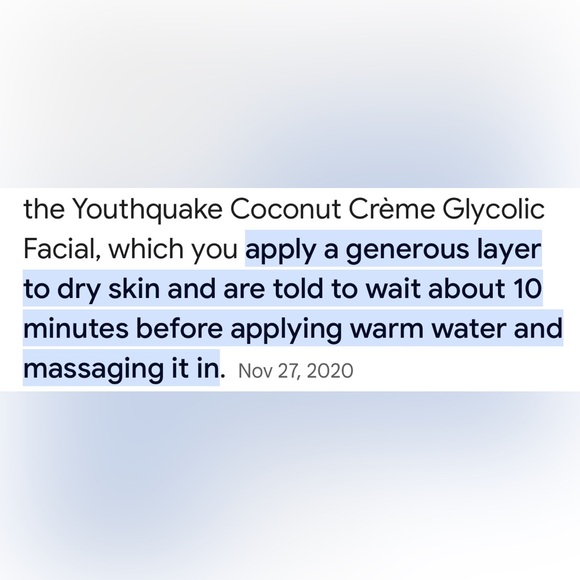 MARC JACOBS YOUTHQUAKE coconut Creme glycolic facial masque.retail $60 - Picture 2 of 4
